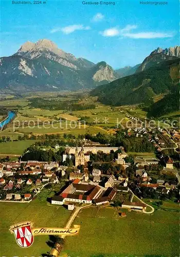 AK / Ansichtskarte Admont Steiermark mit Stift Admont Ennstal Tor zum Gesaeuse Kat. Admont