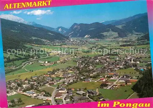 AK / Ansichtskarte Altenmarkt Pongau zwischen Dachstein und Tauern Fliegeraufnahme Kat. Altenmarkt im Pongau