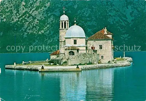 AK / Ansichtskarte Perast Insel zur Madonna von Skrpjela Kat. Montenegro