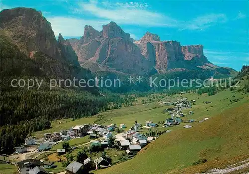AK / Ansichtskarte Colfosco Panorama Hochgadertal Kolfuschg gegen Sellagruppe Kat. Corvara Bolzano
