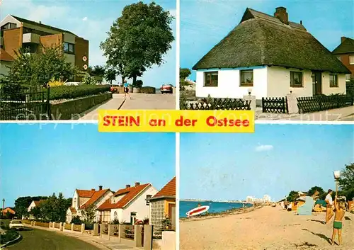 AK / Ansichtskarte Stein Ostsee Teilansichten Ortsmotiv Strand