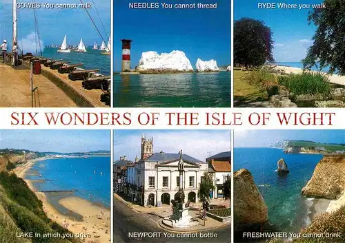 AK / Ansichtskarte Isle of Wight UK Six Wonders of the Island