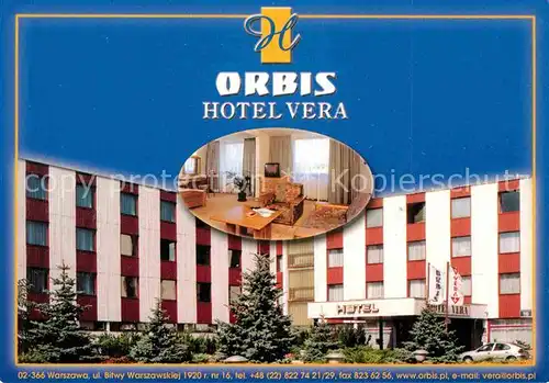 AK / Ansichtskarte Warszawa Orbis Hotel Vera Kat. Warschau Polen