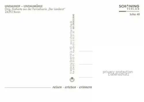 AK / Ansichtskarte Boren Deekelsen Lindauhof Lindaumuehle Original Drehorte der Fernsehserie "der Landarzt" Kat. Boren