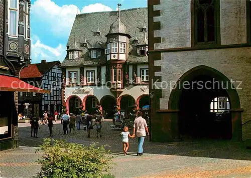 AK / Ansichtskarte Goslar Blick zum Marktplatz und Kaiserworth Kat. Goslar