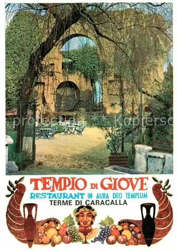 AK / Ansichtskarte Roma Rom Ristorante Tempio di Giove Terme di Caracalla Kat. 