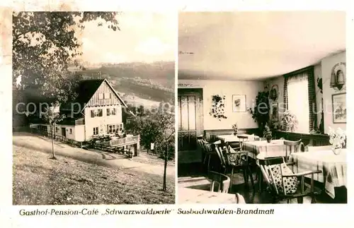 AK / Ansichtskarte Brandmatt Schwarzwald Gasthof Schwarzwaldperle  Kat. Sasbachwalden