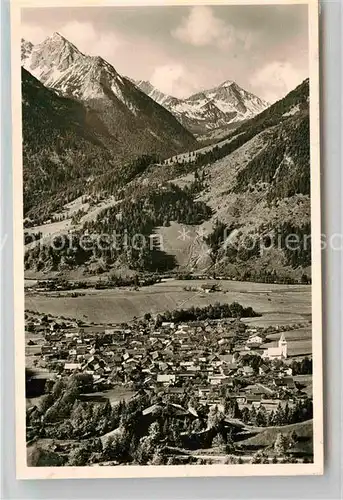 AK / Ansichtskarte Bad Oberdorf Panorama mit Rotspitze Kat. Bad Hindelang