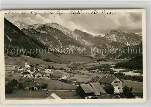 AK / Ansichtskarte Hinterstein Bad Hindelang Gaishhorn