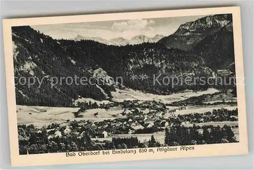 AK / Ansichtskarte Bad Oberdorf Panorama  Kat. Bad Hindelang