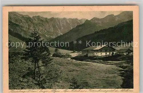 AK / Ansichtskarte Bad Oberdorf Bergwirtschaft zum Horn  Kat. Bad Hindelang