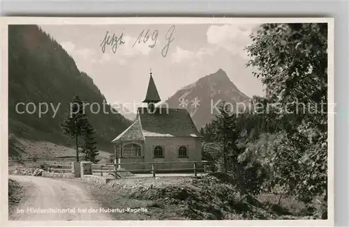 AK / Ansichtskarte Hinterstein Bad Hindelang Hubertus Kapelle