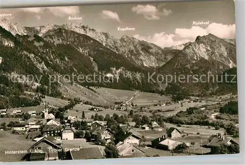 AK / Ansichtskarte Hinterstein Bad Hindelang Tiroler Grenze