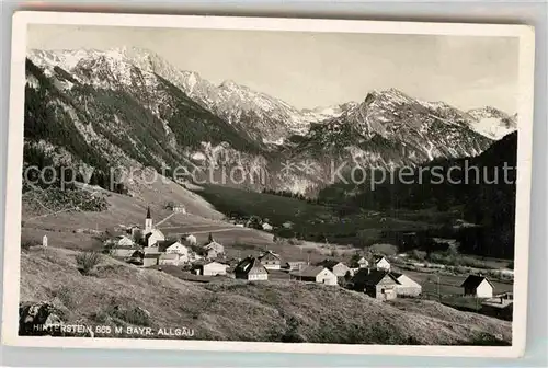 AK / Ansichtskarte Hinterstein Bad Hindelang Gesamtansicht 