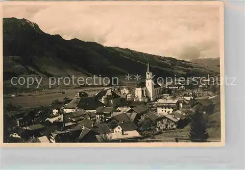 AK / Ansichtskarte Hindelang Teilansicht Kirche  Kat. Bad Hindelang