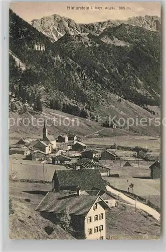 AK / Ansichtskarte Hinterstein Bad Hindelang Teilansicht 