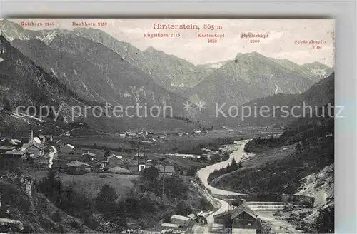 AK / Ansichtskarte Hinterstein Bad Hindelang Panorama 