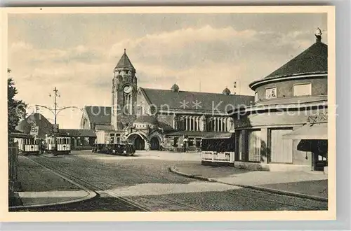 AK / Ansichtskarte Giessen Lahn Bahnhof Kat. Giessen