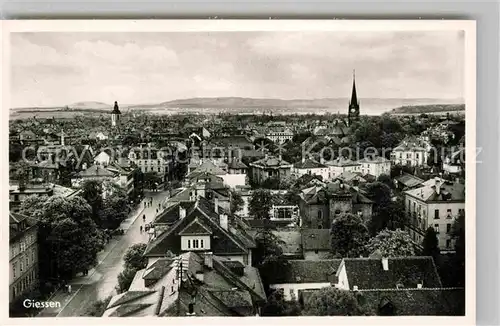 AK / Ansichtskarte Giessen Lahn Panorama Kirche Kat. Giessen