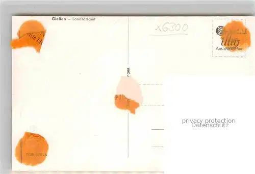 AK / Ansichtskarte Giessen Lahn Landratsamt Kat. Giessen