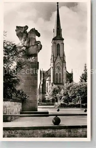 AK / Ansichtskarte Bergzabern Bad Kath Kirche Kat. Bad Bergzabern