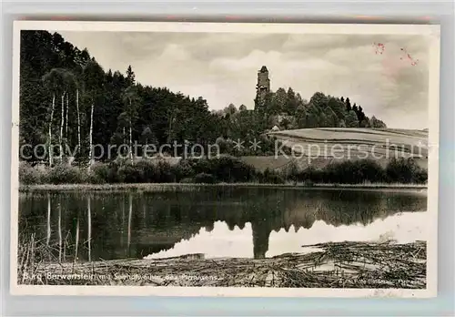 AK / Ansichtskarte Bergzabern Bad Burg Berwartstein mit Seehofsweiher Kat. Bad Bergzabern