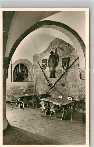 AK / Ansichtskarte Bergzabern Bad Burg Berwartstein Rittersaal Kat. Bad Bergzabern