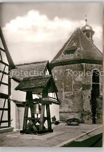 AK / Ansichtskarte Bergzabern Bad Histor Bergkirche mit alter Glocke Kat. Bad Bergzabern