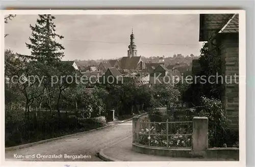 AK / Ansichtskarte Bad Bergzabern Teilansicht  Kat. Bad Bergzabern