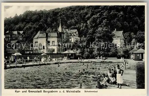 AK / Ansichtskarte Bad Bergzabern Schwimmbad Kat. Bad Bergzabern