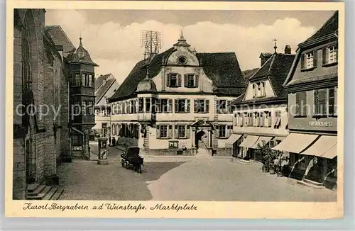 AK / Ansichtskarte Bad Bergzabern Marktplatz Kat. Bad Bergzabern