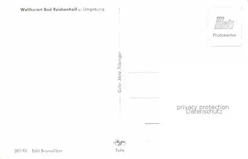 AK / Ansichtskarte Bad Reichenhall und Umgebung Alpenpanorama aus der Vogelperspektive Bromsilber Kat. Bad Reichenhall