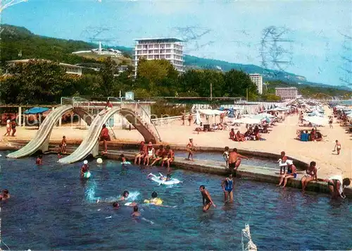 AK / Ansichtskarte Slatni Pjassazi Kinderschwimmbad Strand
