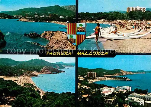 AK / Ansichtskarte Paguera Mallorca Islas Baleares Panorama Kueste Strand Kat. Calvia