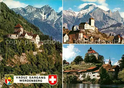 AK / Ansichtskarte Vaduz Sargans Werdenberg Schloss Alpen Kat. Vaduz