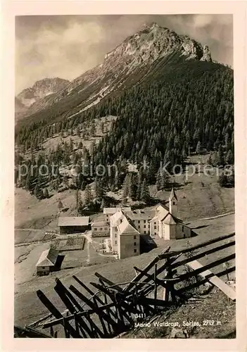 AK / Ansichtskarte Matrei Brenner Maria Waldrast Alpengasthof  Kat. Matrei am Brenner