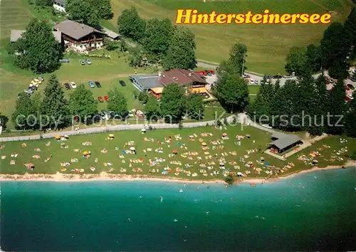 AK / Ansichtskarte Scheffau Wilden Kaiser Hintersteinersee Cafe Seestueberl Kat. Scheffau am Wilden Kaiser