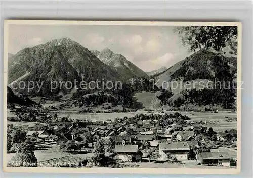 AK / Ansichtskarte Bad Oberdorf Panorama  Kat. Bad Hindelang