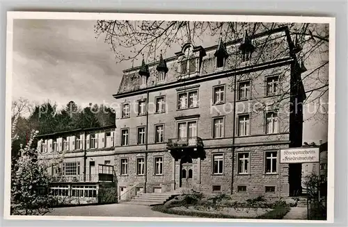 AK / Ansichtskarte Bad Bergzabern Kurheim Friedrichsruhe Kat. Bad Bergzabern