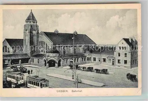 AK / Ansichtskarte Giessen Lahn Bahnhof Kat. Giessen