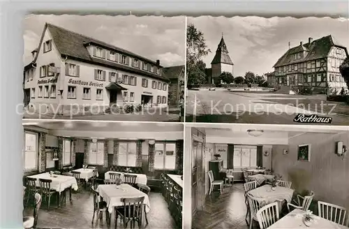 AK / Ansichtskarte Grossen Buseck Gasthaus Gerlach Rathaus Kat. Buseck