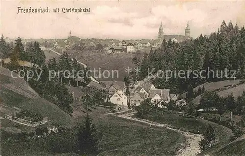 AK / Ansichtskarte Freudenstadt Partie im Christophstal Kat. Freudenstadt