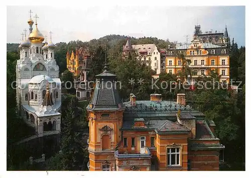 AK / Ansichtskarte Karlovy Vary Sadova Ulice Kostel sv Petra a pavia Kat. Karlovy Vary Karlsbad