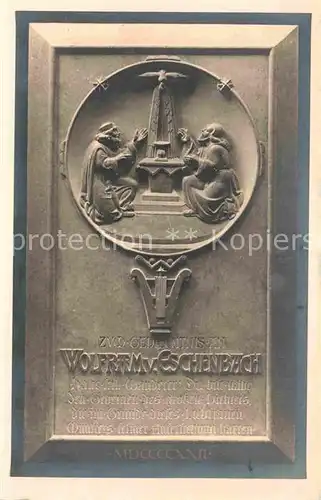 AK / Ansichtskarte Denkmal Wolfram von Eschenbach Kat. Denkmaeler