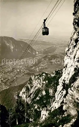 AK / Ansichtskarte Seilbahn Predigtstuhl Bad Reichenhall  Kat. Bahnen