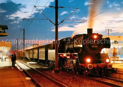 AK / Ansichtskarte Lokomotive Dampf Gueterzuglokomotive 50622 Deutsche Bahn Bahnhof Boeblingen  Kat. Eisenbahn