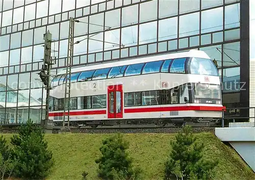 AK / Ansichtskarte Lokomotive Doppelstock Leichttriebwagen 670005 Deutsche Bahn  Kat. Eisenbahn