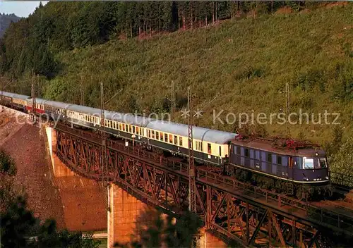 AK / Ansichtskarte Lokomotive Elektro Schnellzuglokomotive 118014 0 Deutsche Bundesbahn Moehren Kat. Eisenbahn