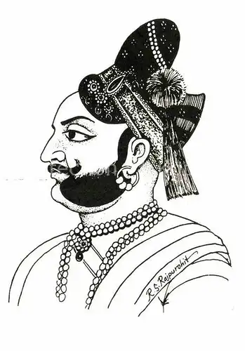 AK / Ansichtskarte Kuenstlerkarte R.S. Rajpurohit Jodhpur Style Head Gears of Rajasthan India  Kat. Kuenstlerkarte