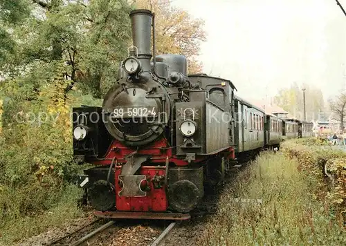 AK / Ansichtskarte Lokomotive 995902 4 Harzquer  und Brockenbahn Wernigerode  Kat. Eisenbahn